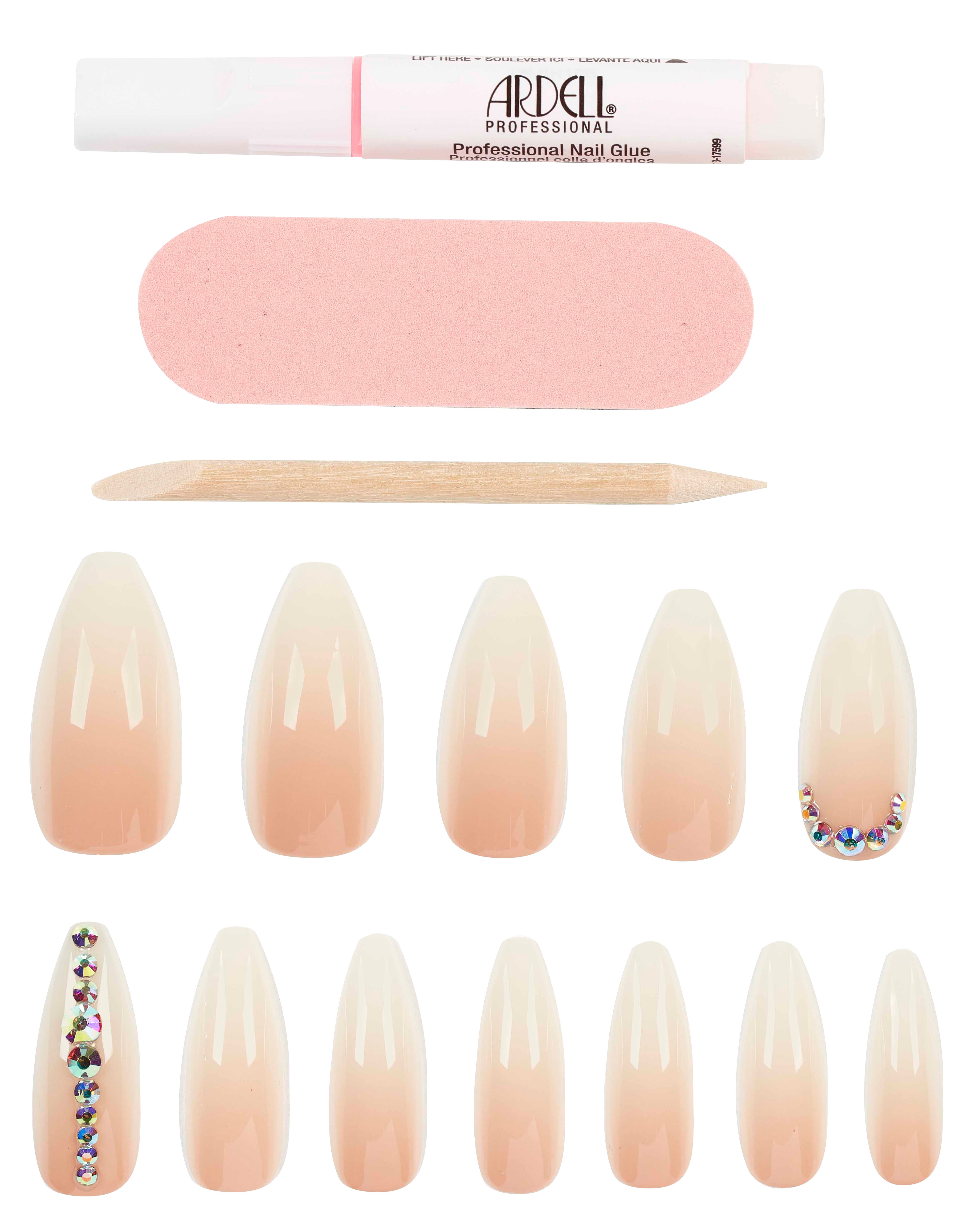 ARDELL Nail Addict Nude Light Crystals