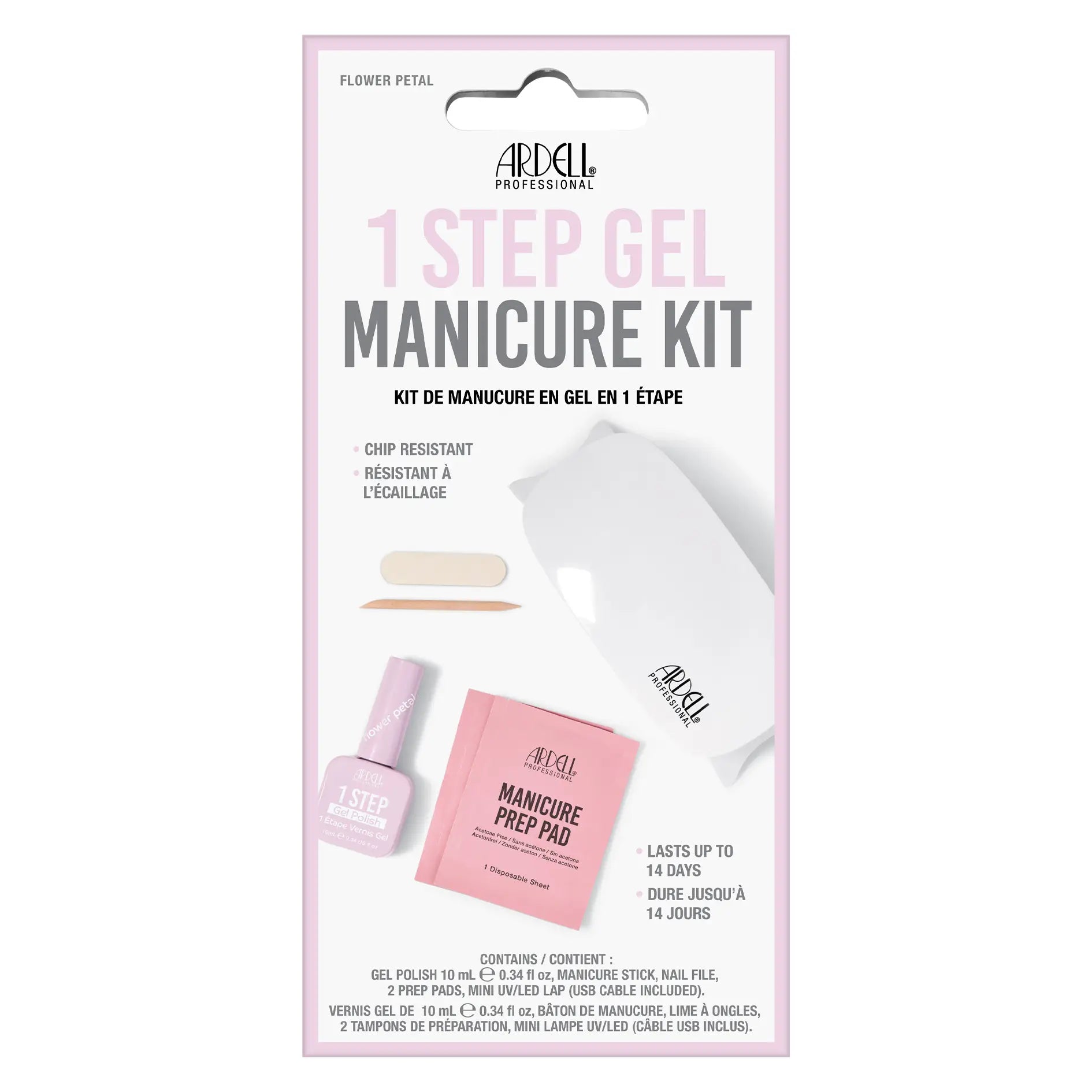 UV 1-Step Gel Maniküre Set - Flower Petal