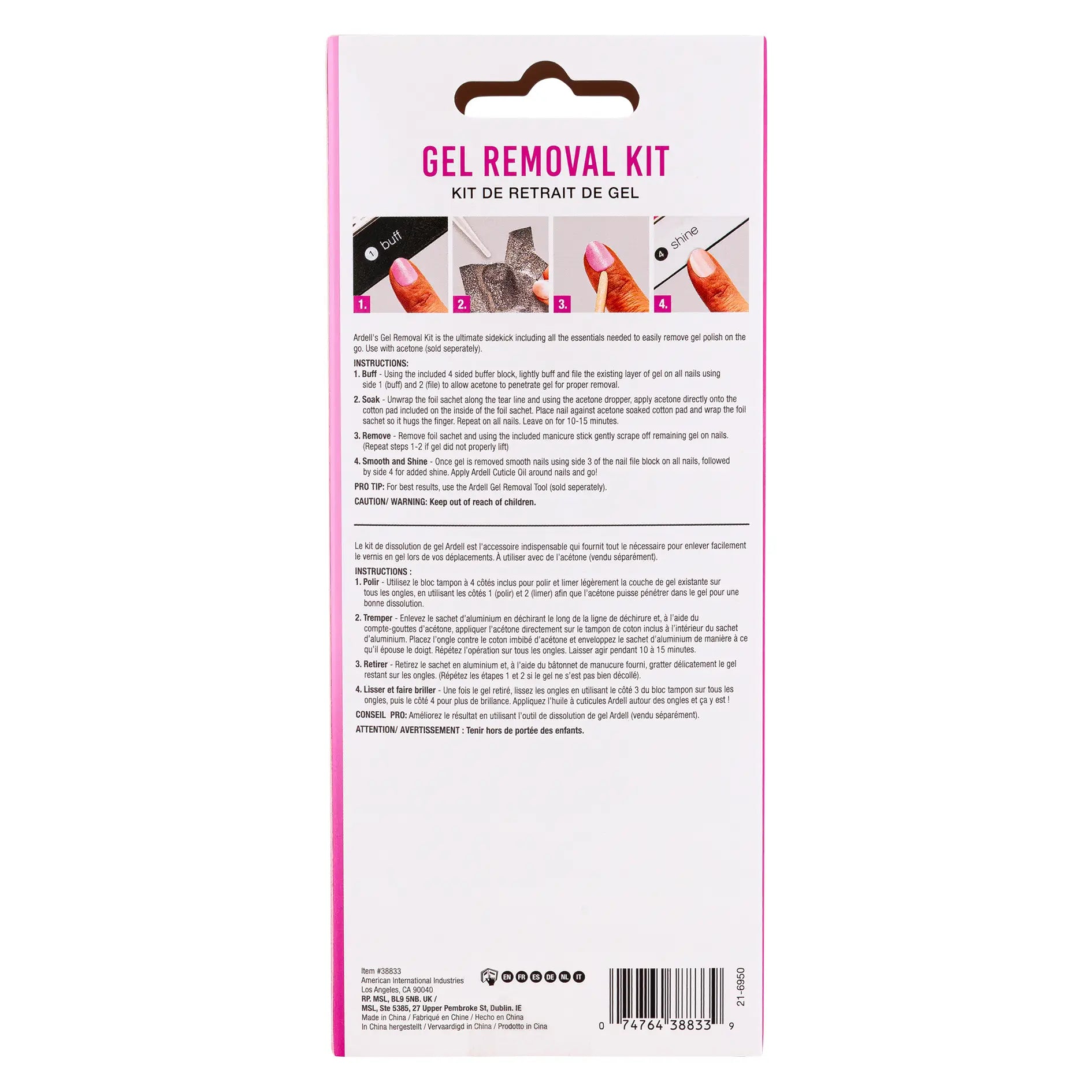 UV Nagellack Gel Removal Kit