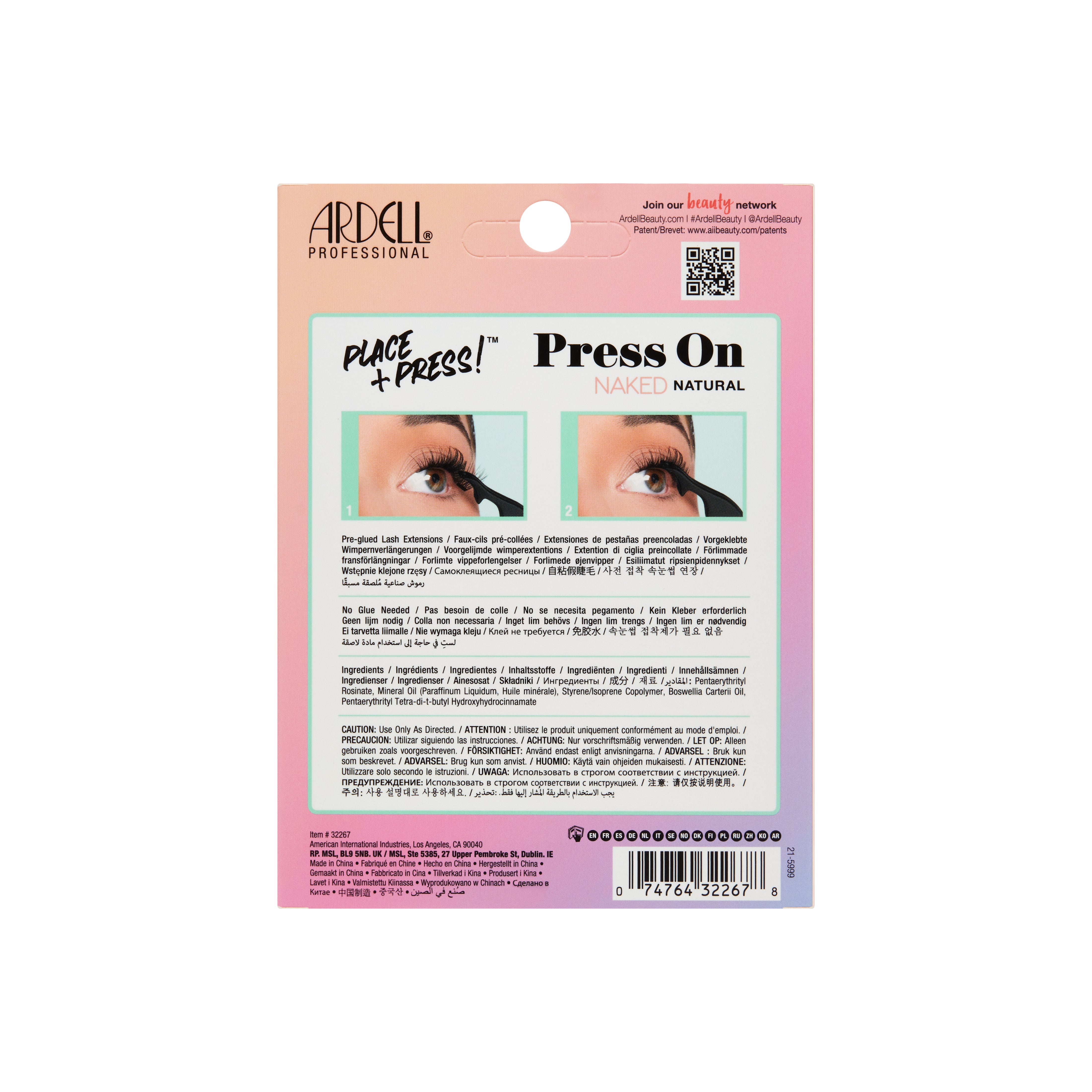 ARDELL Naked Press On - Natural