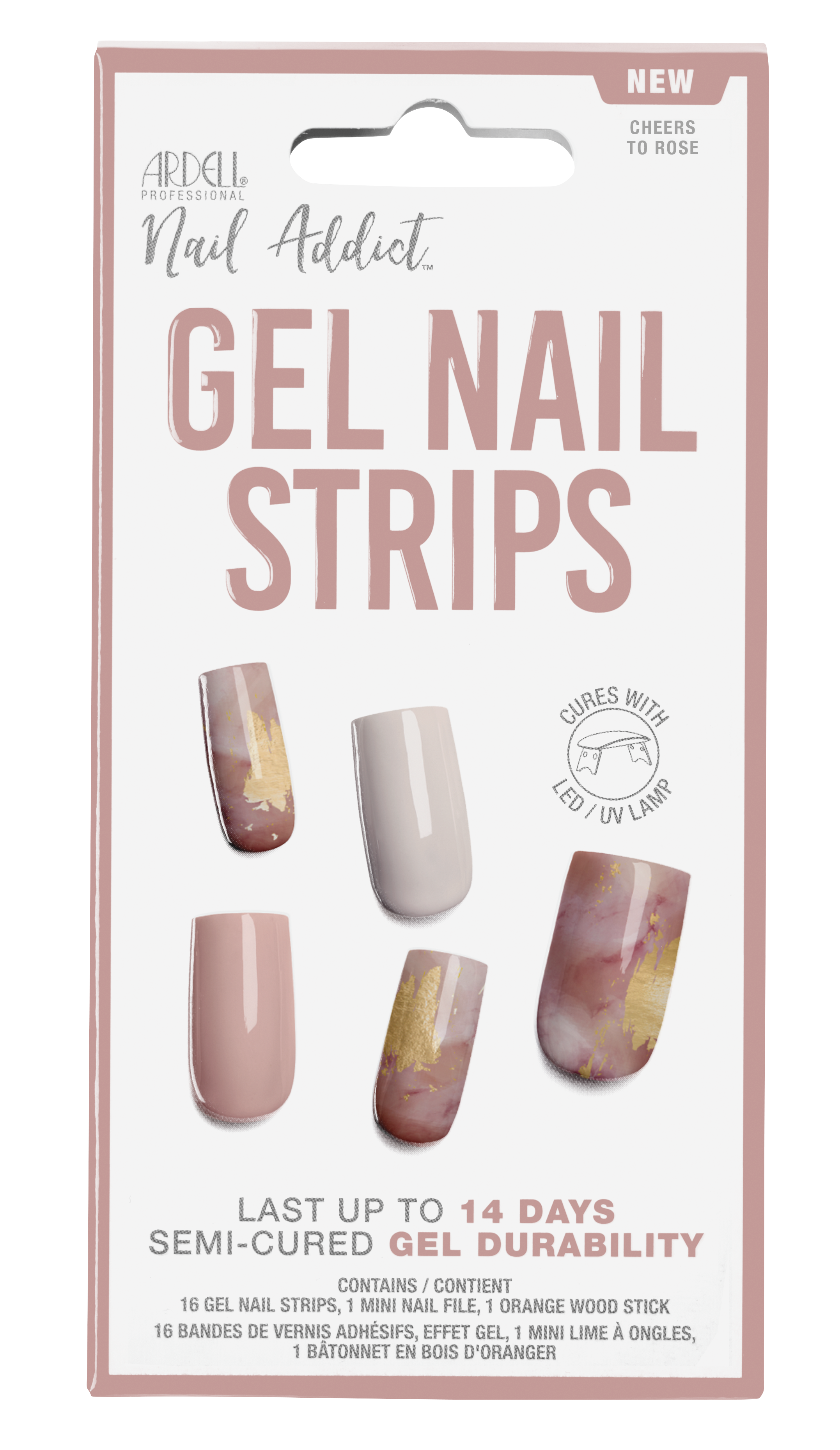 ARDELL Gel Nail Strips - Cheers to Rose