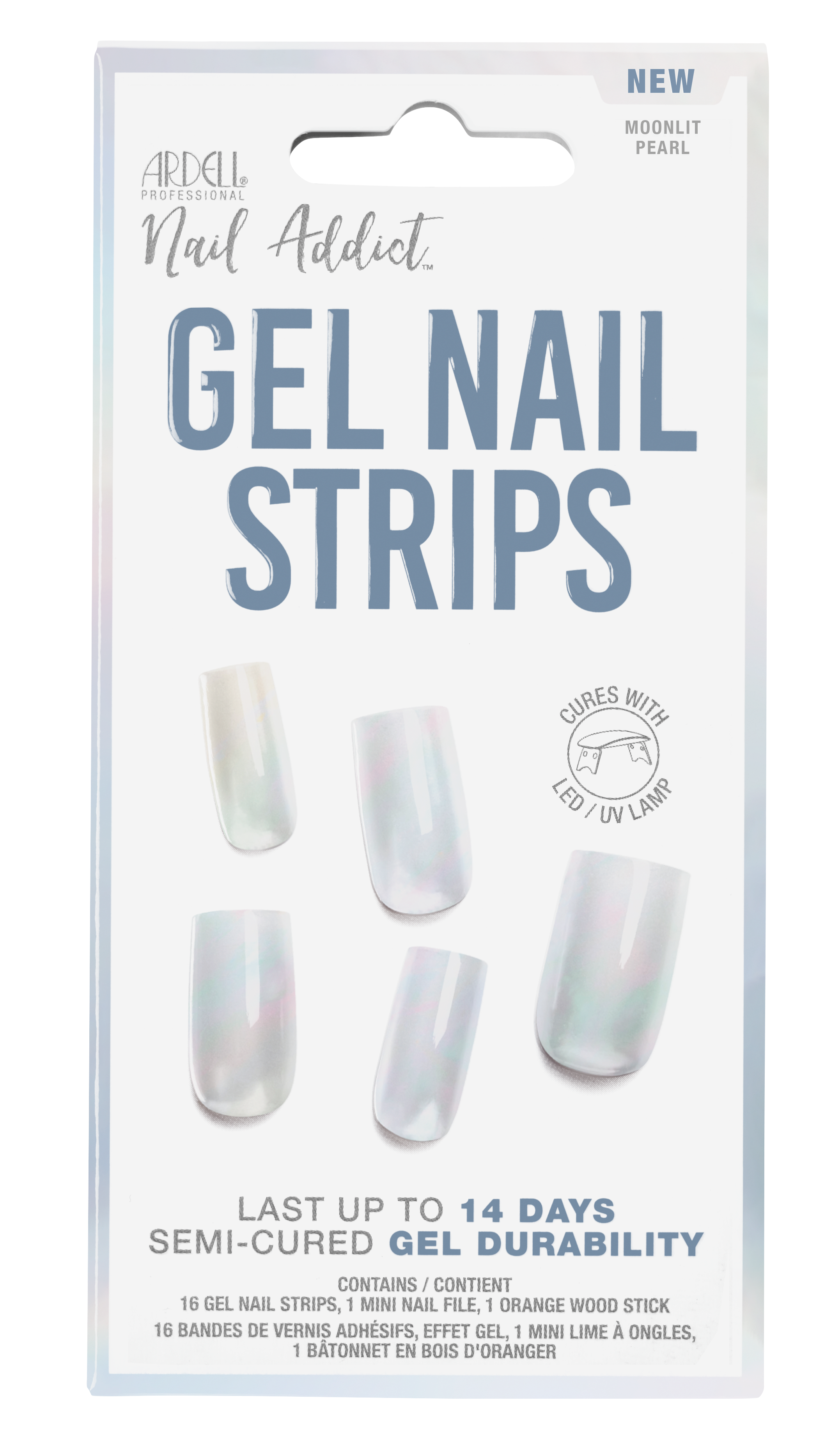 ARDELL Gel Nail Strips - Moonlit Pearl