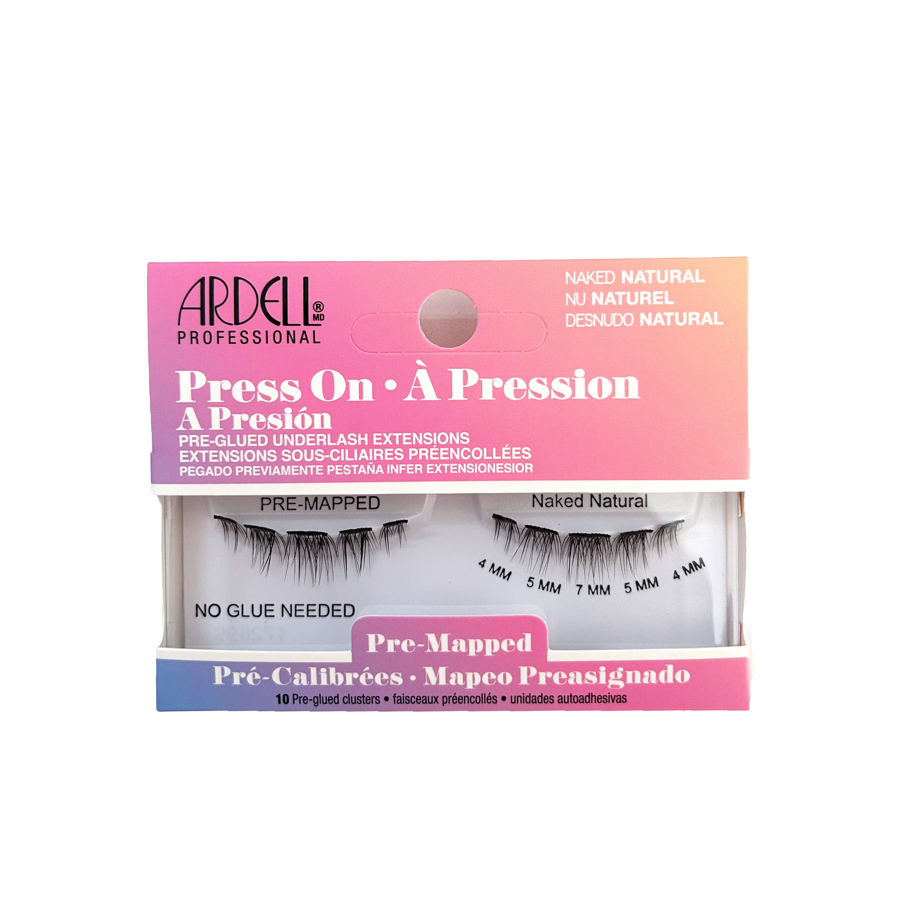 ARDELL Press On Pre-Mapped Naked Natural