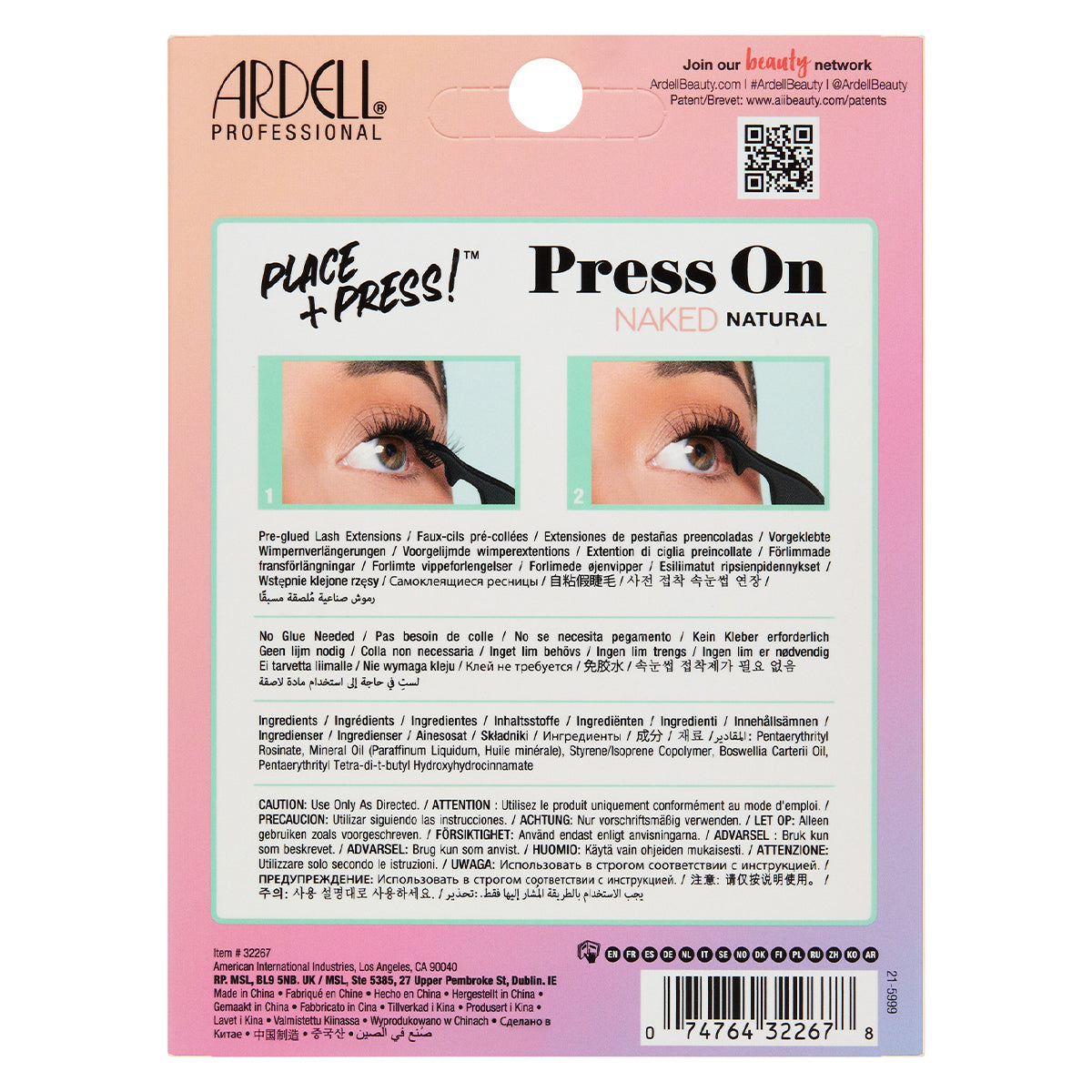 ARDELL Naked Press On - Natural