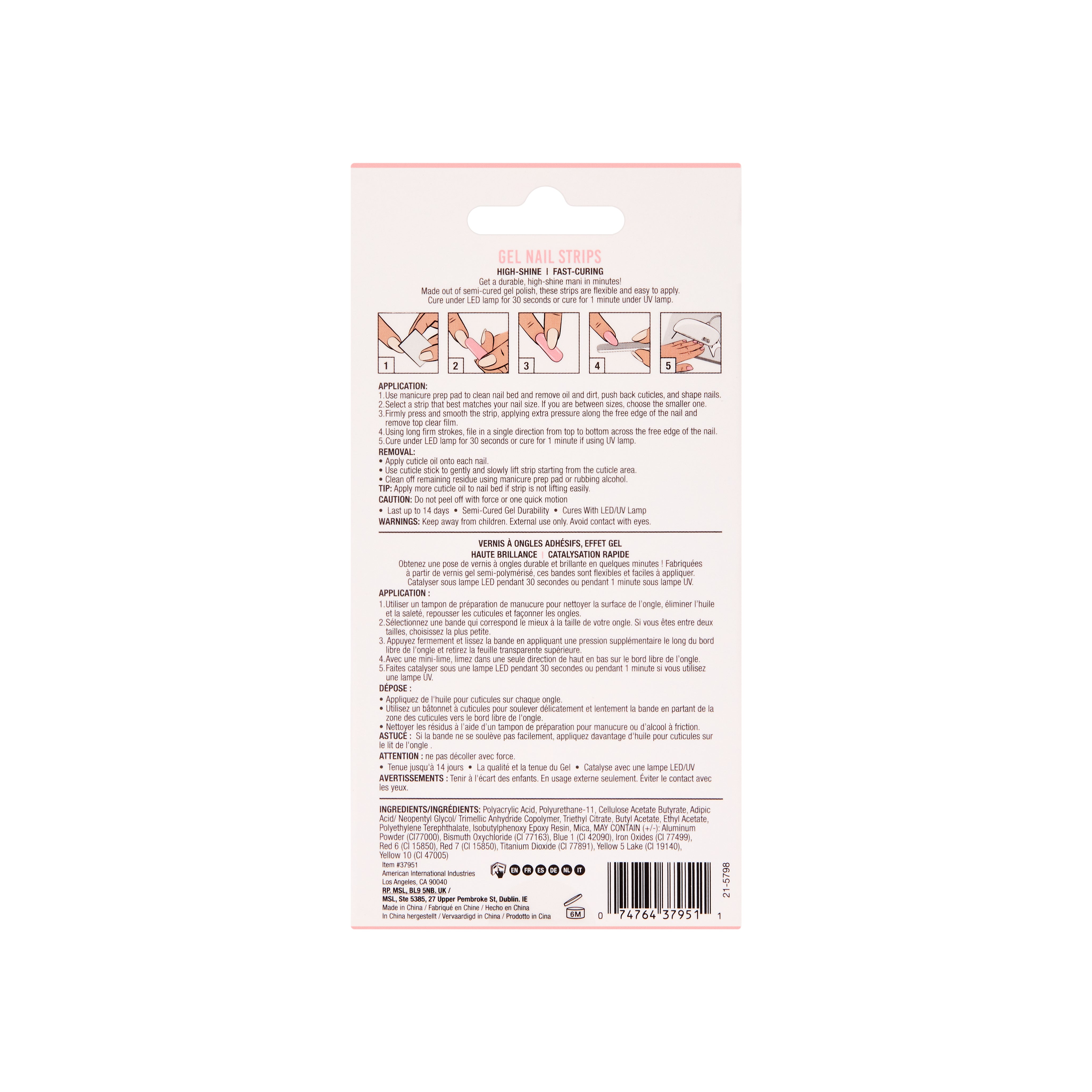 ARDELL Gel Nail Strips - Cupids Bow
